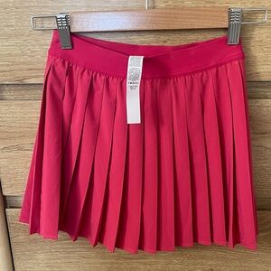 Pleated Red / Pink Women’s Skirt
